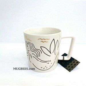 Starbucks Anniversary 2017 Siren at Sea Ceramic Coffee Cup Mug 12 oz